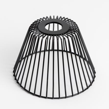 Brilagi - LED Surface-Mounted Chandelier CERIA WIRE 1xE27/40W/230V Ø 80 cm Black/Oak