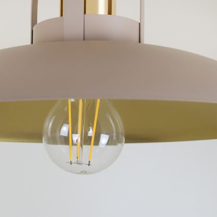 Brilagi - LED Surface-mounted chandelier FLAMENGO 1xE27/60W/230V beige