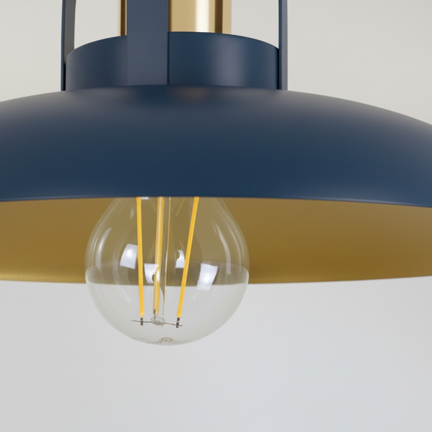 Brilagi - LED Surface-mounted chandelier FLAMENGO 1xE27/60W/230V blue