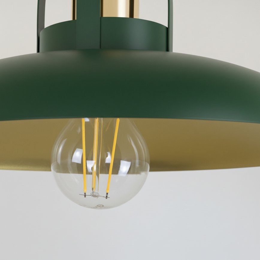 Brilagi - LED Surface-mounted chandelier FLAMENGO 1xE27/60W/230V green