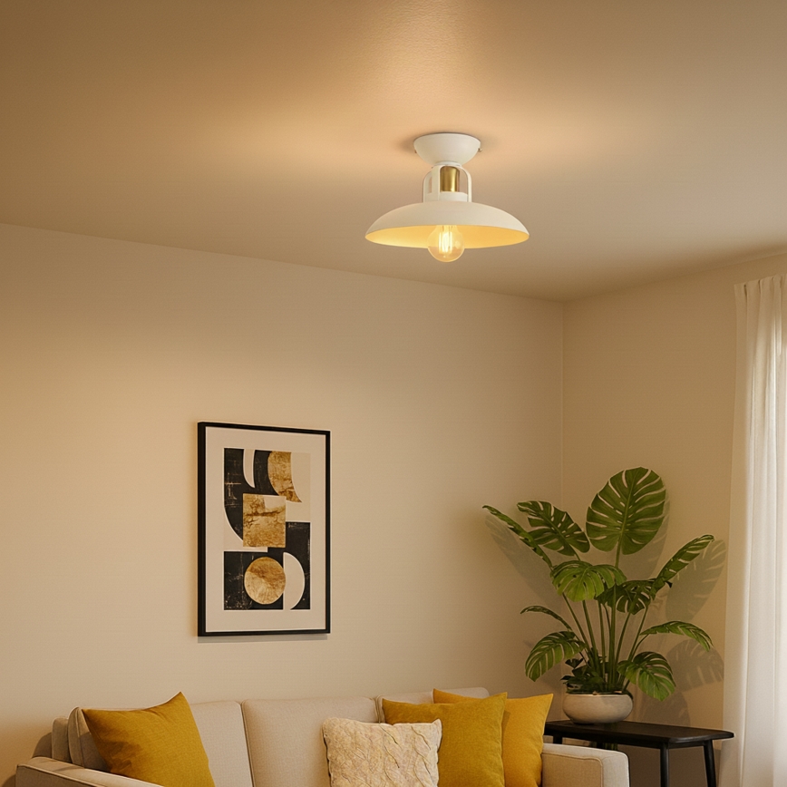 Brilagi - LED Surface-mounted chandelier FLAMENGO 1xE27/60W/230V white