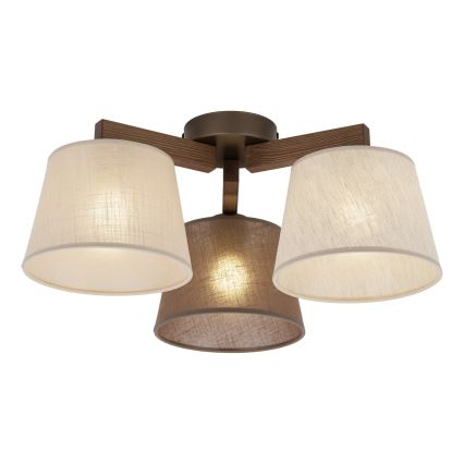 BRILAGI - LED Surface-mounted chandelier LATTE 3xE27/15W/230V pine/mix