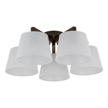 BRILAGI - LED Surface-mounted chandelier LATTE 5xE27/15W/230V pine/white