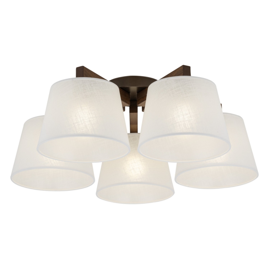 BRILAGI - LED Surface-mounted chandelier LATTE 5xE27/15W/230V pine/white