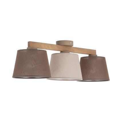 BRILAGI - LED Surface-Mounted Chandelier LATTE SABIA 3xE27/15W/230V pine/mix