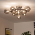Brilagi - LED Surface-Mounted Chandelier MILLA 10xG9/3W/230V Black Chrome/Smoked