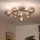 Brilagi - LED Surface-Mounted Chandelier MILLA 10xG9/3W/230V Black Chrome/Smoked