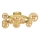 Brilagi - LED Surface-mounted chandelier MILLA 10xG9/3W/230V gold