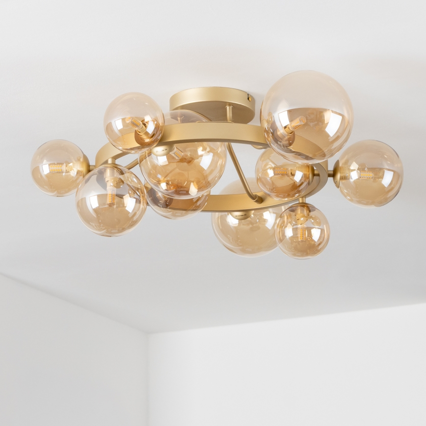 Brilagi - LED Surface-mounted chandelier MILLA 10xG9/3W/230V gold