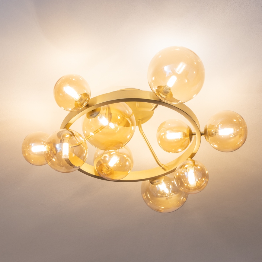 Brilagi - LED Surface-mounted chandelier MILLA 10xG9/3W/230V gold