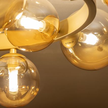 Brilagi - LED Surface-mounted chandelier MILLA 10xG9/3W/230V gold