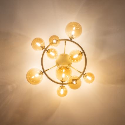 Brilagi - LED Surface-mounted chandelier MILLA 10xG9/3W/230V gold