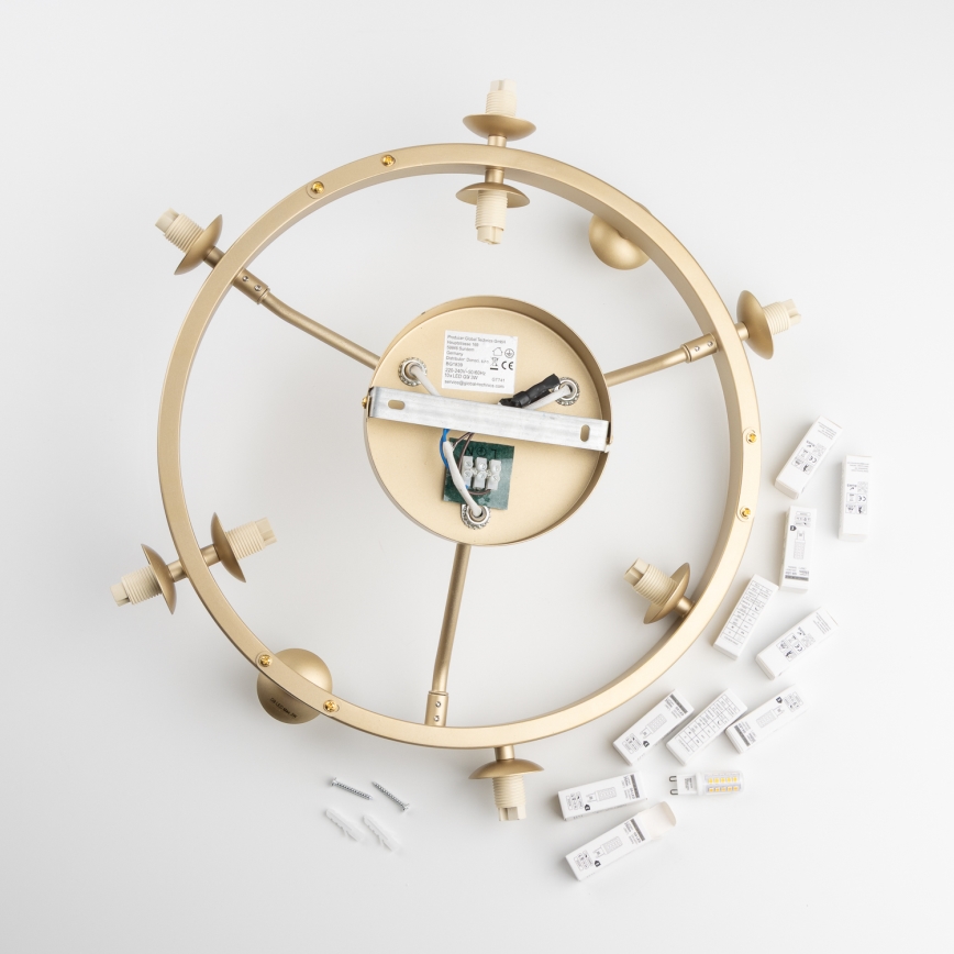 Brilagi - LED Surface-mounted chandelier MILLA 10xG9/3W/230V gold