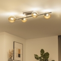 Brilagi - LED Surface-Mounted Chandelier MILLA 4xG9/3W/230V Black Chrome/Gold