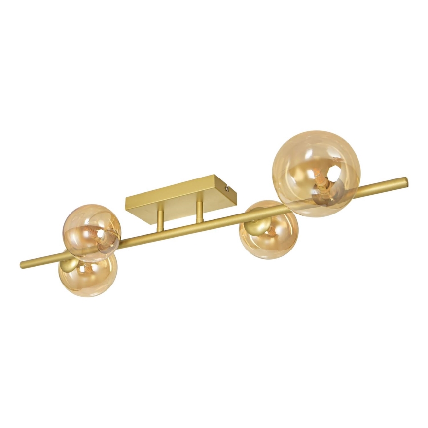 Brilagi - LED Surface-mounted chandelier MILLA 4xG9/3W/230V gold
