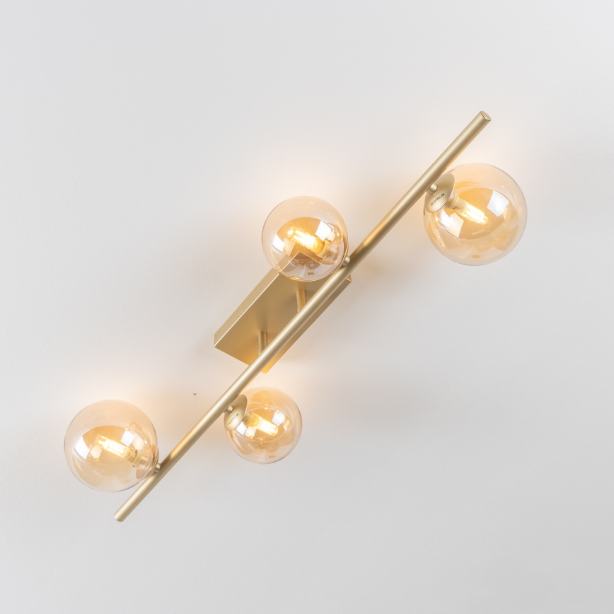 Brilagi - LED Surface-mounted chandelier MILLA 4xG9/3W/230V gold