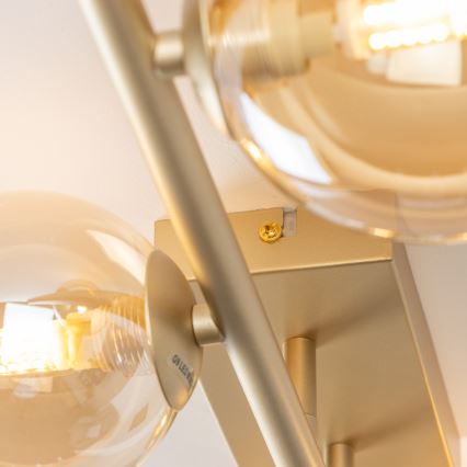 Brilagi - LED Surface-mounted chandelier MILLA 4xG9/3W/230V gold