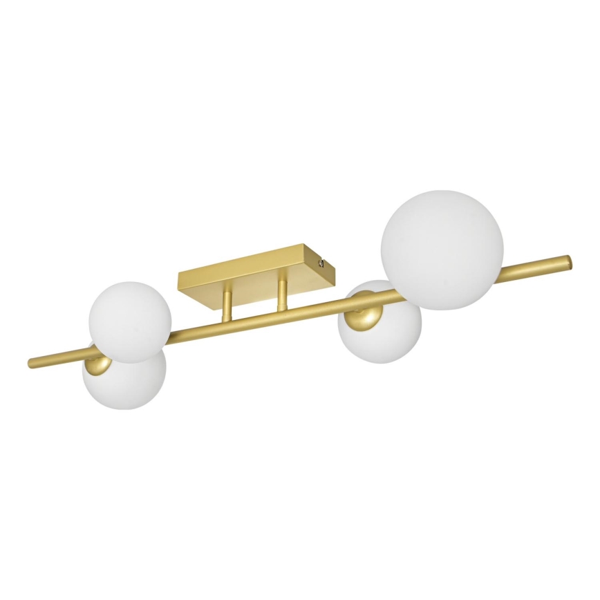 Brilagi - LED Surface-mounted chandelier MILLA 4xG9/3W/230V gold/white