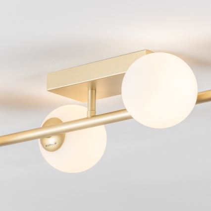 Brilagi - LED Surface-mounted chandelier MILLA 4xG9/3W/230V gold/white