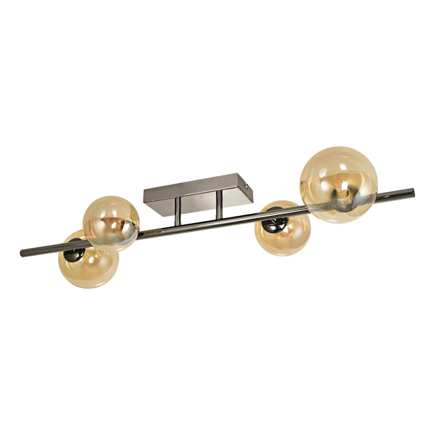 Brilagi - LED Surface-mounted chandelier MILLA 4xG9/3W/230V shiny chrome/gold