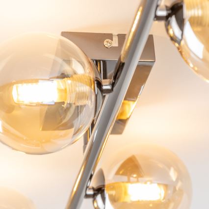 Brilagi - LED Surface-mounted chandelier MILLA 4xG9/3W/230V shiny chrome/gold