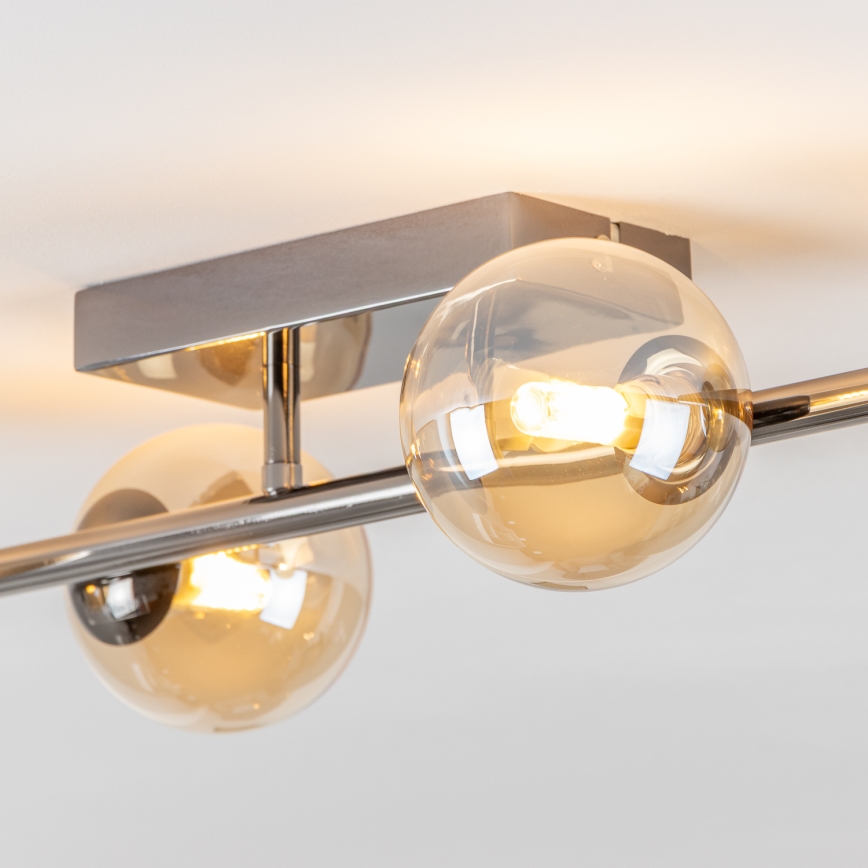 Brilagi - LED Surface-mounted chandelier MILLA 4xG9/3W/230V shiny chrome/gold