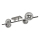 Brilagi - LED Surface-mounted chandelier MILLA 4xG9/3W/230V shiny chrome/smoky