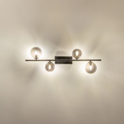 Brilagi - LED Surface-mounted chandelier MILLA 4xG9/3W/230V shiny chrome/smoky