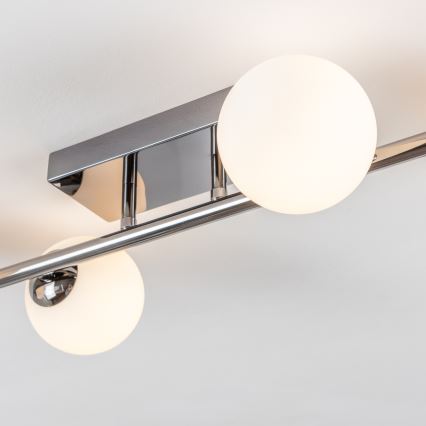 Brilagi - LED Surface-mounted chandelier MILLA 4xG9/3W/230V shiny chrome/white