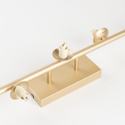 Brilagi - LED Surface-mounted chandelier MILLA 7xG9/3W/230V gold/smoky