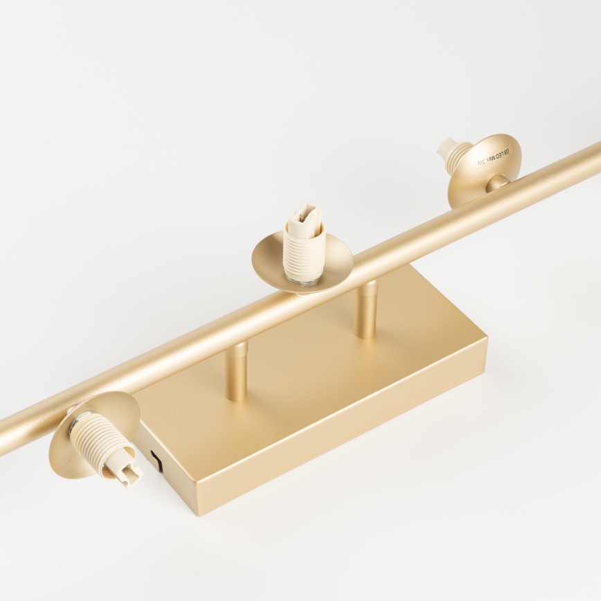 Brilagi - LED Surface-mounted chandelier MILLA 7xG9/3W/230V gold/white