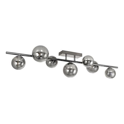 Brilagi - LED Surface-mounted chandelier MILLA 7xG9/3W/230V shiny chrome/smoky