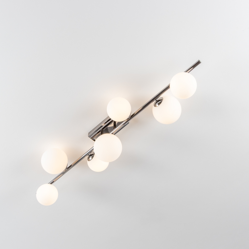 Brilagi - LED Surface-mounted chandelier MILLA 7xG9/3W/230V shiny chrome/white