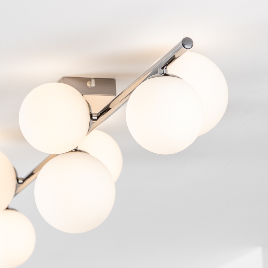 Brilagi - LED Surface-mounted chandelier MILLA 7xG9/3W/230V shiny chrome/white