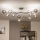 Brilagi - LED Surface-Mounted Chandelier MISTEL 15xG9/3W/230V Black Chrome/Smoked Glass