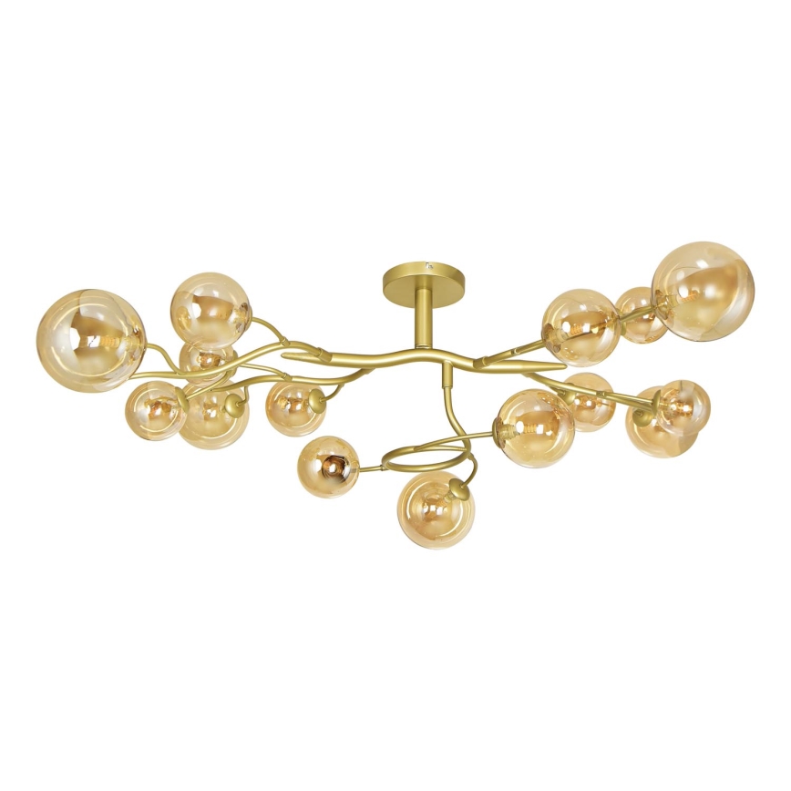 Brilagi - LED Surface-mounted chandelier MISTEL 15xG9/3W/230V gold