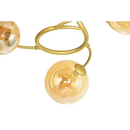 Brilagi - LED Surface-mounted chandelier MISTEL 15xG9/3W/230V gold