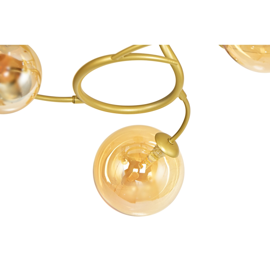 Brilagi - LED Surface-mounted chandelier MISTEL 15xG9/3W/230V gold