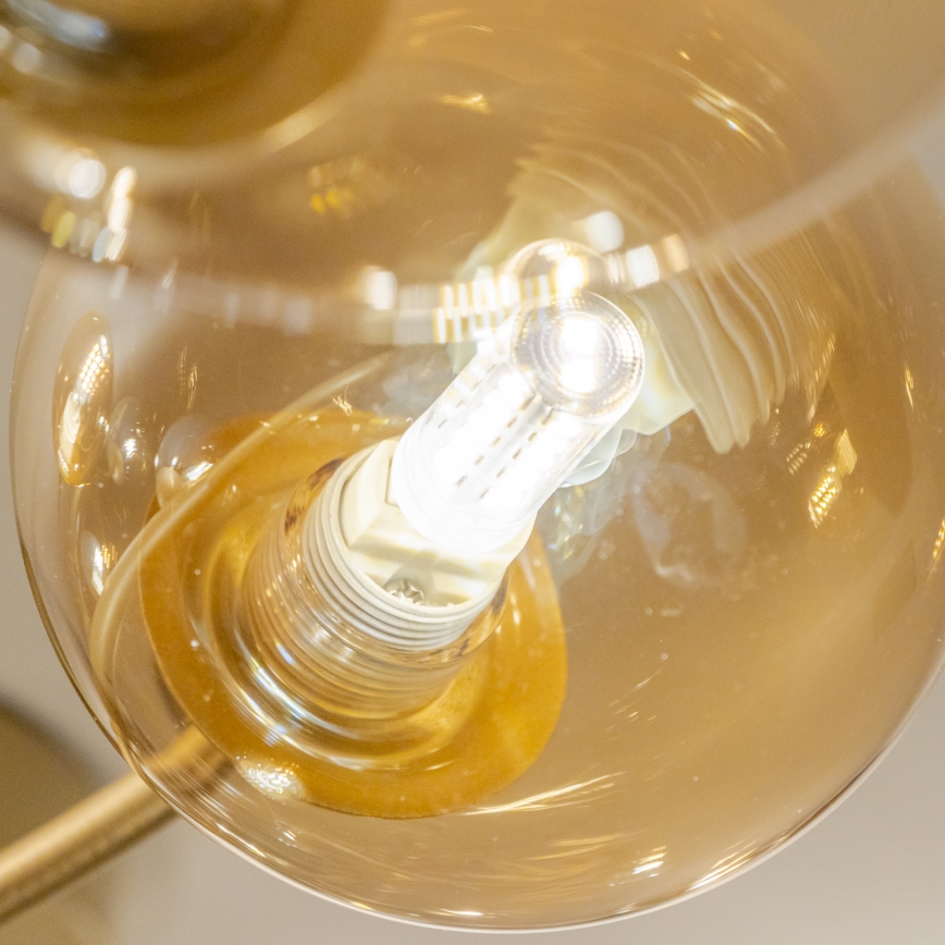 Brilagi - LED Surface-mounted chandelier MISTEL 15xG9/3W/230V gold