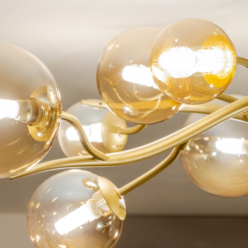 Brilagi - LED Surface-mounted chandelier MISTEL 15xG9/3W/230V gold