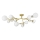 Brilagi - LED Surface-mounted chandelier MISTEL 15xG9/3W/230V gold/white