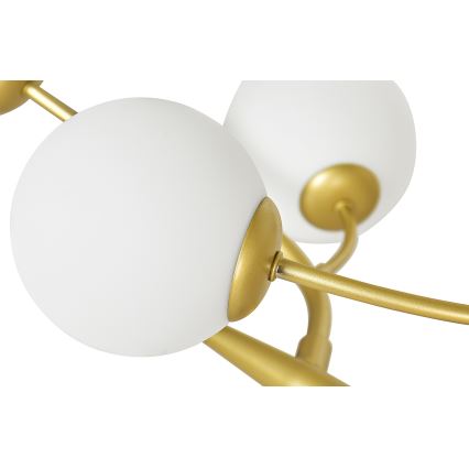 Brilagi - LED Surface-mounted chandelier MISTEL 15xG9/3W/230V gold/white