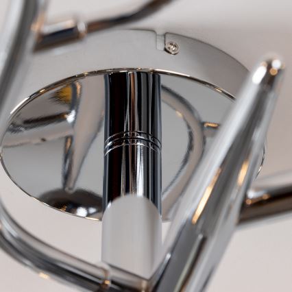 Brilagi - LED Surface-mounted chandelier MISTEL 15xG9/3W/230V shiny chrome/smoky