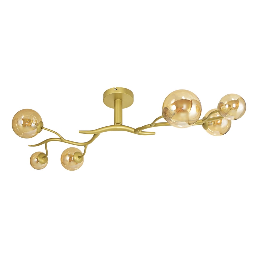 Brilagi - LED Surface-mounted chandelier MISTEL 6xG9/3W/230V gold