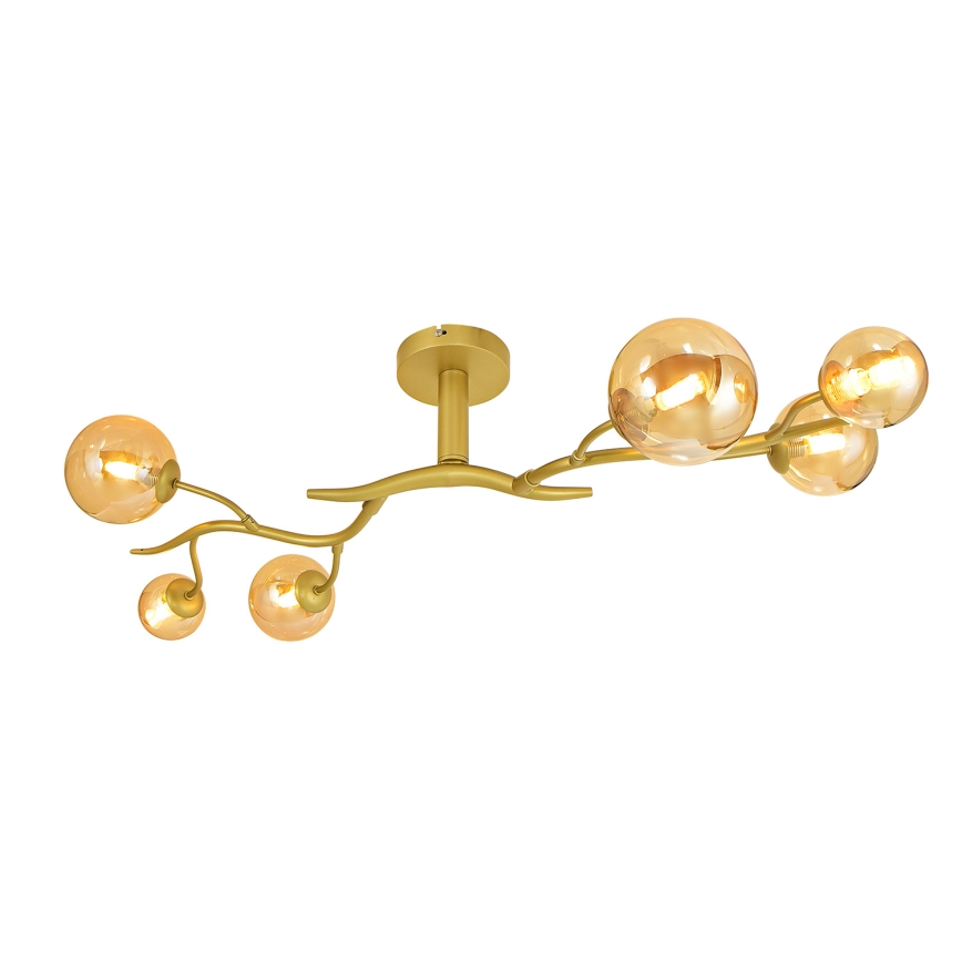 Brilagi - LED Surface-mounted chandelier MISTEL 6xG9/3W/230V gold