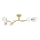 Brilagi - LED Surface-mounted chandelier MISTEL 6xG9/3W/230V gold/white