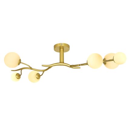 Brilagi - LED Surface-mounted chandelier MISTEL 6xG9/3W/230V gold/white