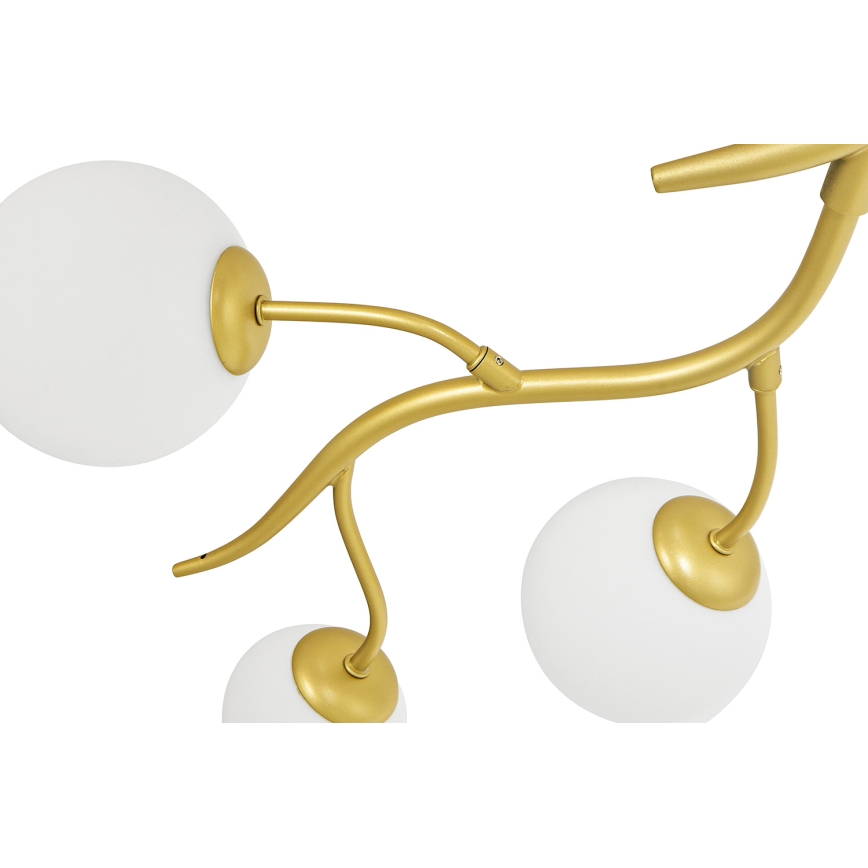 Brilagi - LED Surface-mounted chandelier MISTEL 6xG9/3W/230V gold/white