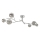 Brilagi - LED Surface-mounted chandelier MISTEL 6xG9/3W/230V shiny chrome/smoky