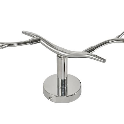Brilagi - LED Surface-mounted chandelier MISTEL 6xG9/3W/230V shiny chrome/smoky